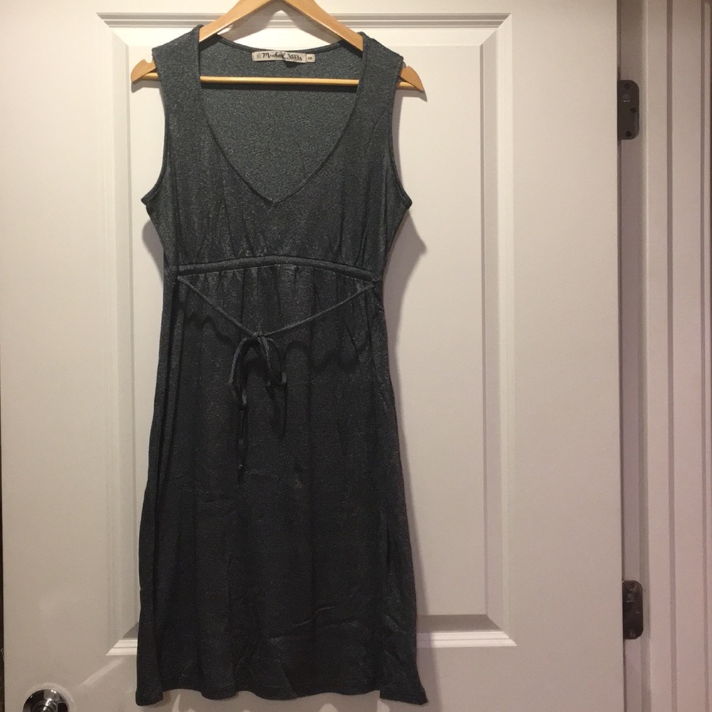 Michael Stars Maternity Shine Vee Neck Dress - NEW